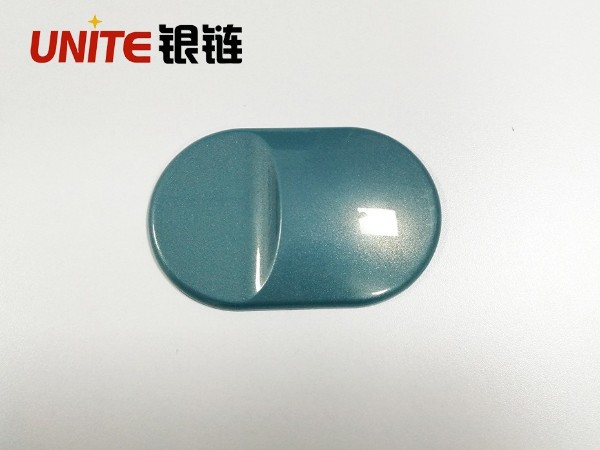 銀鏈水鴨藍色ABS免噴金合金材料美學塑料