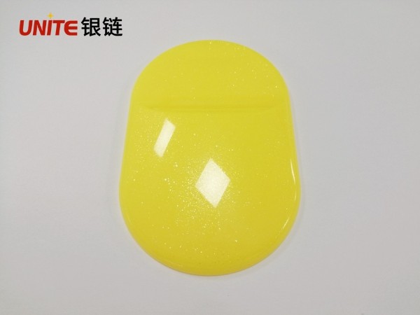 銀鏈檸檬黃色ABS免噴涂材料美學塑料