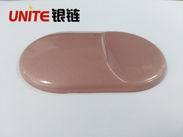 銀鏈珠光質感琉璃粉色ABS免噴涂合金材料美學塑料