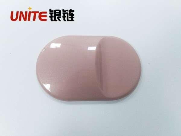 銀鏈煙粉色ABS免噴金材料美學塑料