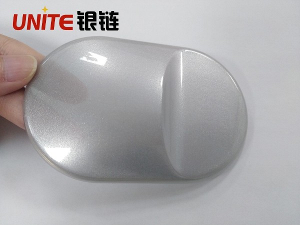 銀鏈熒白色ABS合金免噴涂材料美學塑料